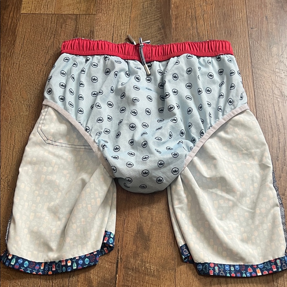 Peter Millar Multicolor Patterned Athletic Shorts - image 8